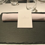 リストランテ カノフィーロ - ２０１９年１２月２１日のテーブルセット