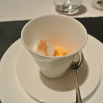リストランテ カノフィーロ - 人参のムースとシナモンのザラメ