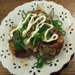 ディオ - たこ焼きに我が家でネギとマヨネーズをトッピング！(2019.12.23)