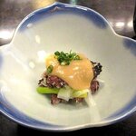 小樽・蕎麦屋・籔半 - 蕎麦屋 籔半 「しゃこぬた」