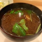 割烹 一楓 - なめこの味噌汁
