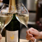 波へい - シャンパーニュで乾杯♪