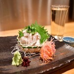 能登美 はなれ - 　皮はぎ肝あえ@780円