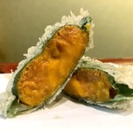 江戸前晋作 - 雲丹の大葉巻