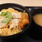 かつ庵 - かつ丼(80gロース)