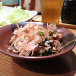 串焼しろきじ  - 小松菜おひたし