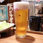 串焼しろきじ  - スーパードライ生