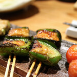 串焼しろきじ  若草通店 - ピーマン肉詰め