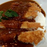 ぶらくり丁カレー BiBo - 日替わりカレーランチセットのチキンカツカレー