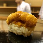 日本橋蛎殻町 すぎた - 2019.11.  馬糞海胆