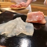 日本橋蛎殻町 すぎた - 2019.11.  鰤と皮剥