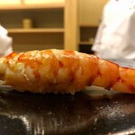 日本橋蛎殻町 すぎた - 2019.11.  車海老