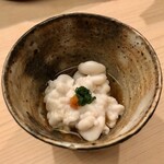 日本橋蛎殻町 すぎた - 2019.11.  鱈の白子蒸し
