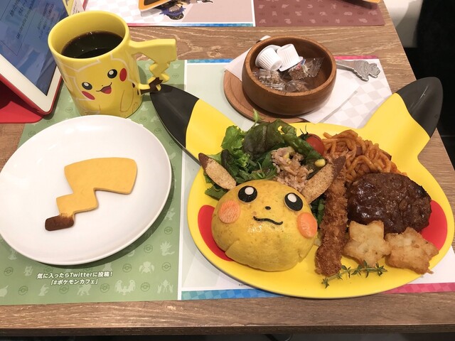 ポケモンカフェ ディナー 大人もポケモンに癒されます By Kinako Anko ポケモンカフェ Pokemon Cafe 心斎橋 カフェ 食べログ