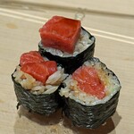 三谷 - 青森県三厩の２４０Kgの鮪の血合いの巻物