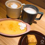 Cafe&bar naradewa - カタラーナとスコーンを頂き(≧∀≦)