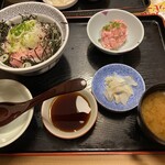 夢庵 - ねぎとろ丼ねぎとろW