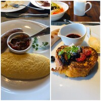 The Grill on 30th - メイン。オムレツ・フレンチトースト♪