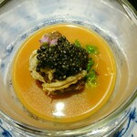 蓬左茶寮 - ＝セコガニ外子のスープとキャビア＝
