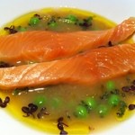 ラス - 桜マスのミキュイ 春野菜 オリーブナージュ仕立て(2012.3)