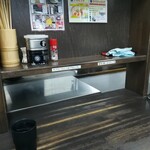 長尾中華そば - 卓上