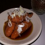 六兵衛 - お通し（魚卵の煮付け）