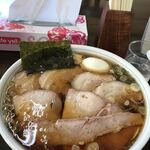 Murataya - 焼豚メン大盛り　¥1110
                        半熟煮玉子　　　¥100