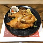 ナガタ店 - ○メイン（②の皿）・チキン1/2ロースト・野菜のグリル