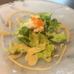 鉄板ニシムラ - 蟹みそサラダ