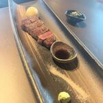 鉄板ニシムラ - もも肉のステーキ