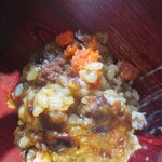 レスピラシオン - カニのリゾットの中身