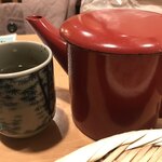 名水手打そば処 大草 - お茶と蕎麦湯