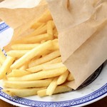 Potato fries (salt, consommé, butter and soy sauce)