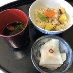 らん亭～ 美日庵 - 郡山では珍しい赤味噌の汁