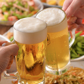 Akatsuki is a place where you can drink deliciously and cheaply! Draft beer ¥363, sour ¥319~