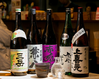 Kushi Katsu Motsu Nabe Kasu Udon Shakariki Shimizu - 店主おすすめの旬の日本酒