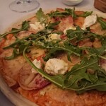 Bleu Alley Brasserie - 1909_Bleu Alley Brasserie_PIZZA GARLIC＆BACON@78,000Rp(ベーコンPIZZA)