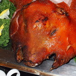 菜の花  - イベリコ仔豚の丸焼きは過去最高！この太り具合みてください（イベリコ種とデュロック種のＦ１です）