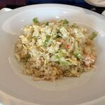 中国料理 カリュウ(ヨコハマ グランド インターコンチネンタル ホテル) - 牛肉と野菜、松の実入りチャーハン　山椒辣油添え　　2019.12