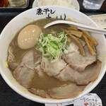 Nibo Shira-Men Aoki - R1.12  こってり煮干しチャーシュー麺・味玉・小ライス