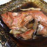 魚立呑み　いそかわ - 金目鯛あらだき