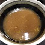 中華そば べんてん - スープ割