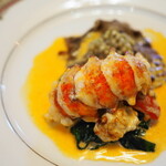 ドゥ・ラパン - オマール海老とそばのガレット