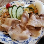 茶房 ききや - 生姜焼き定食です。