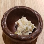 とん久 - わさび漬けはサービス