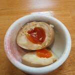 春木屋 - 味付玉子¥100(H31.2.20撮影)