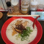 茉莉花 - 塩豚骨らーめん(ばりかた)