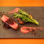 オステリア.ミチ - 松阪牛のロースト　赤ワインソース珈琲スパイス