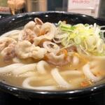 名代 富士そば - 肉骨茶うどん