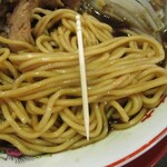 新福菜館 - 麺の太さ